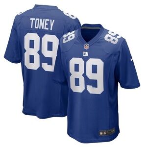 Men's Nike Kadarius Toney Royal New York Giants Game Player Jersey